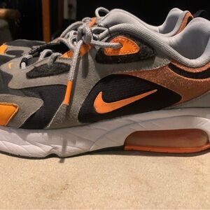 Nike Kids' Sneakers - Black, Gray, and Orange